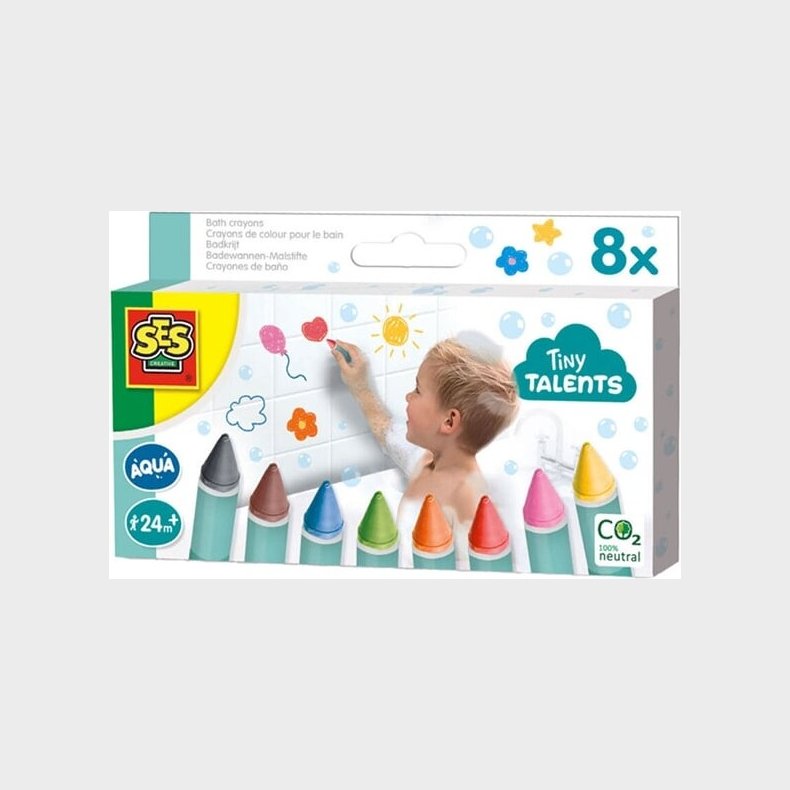 Ses Creative - Badeleget�j - Farvekridt Til Badet - 8 Stk