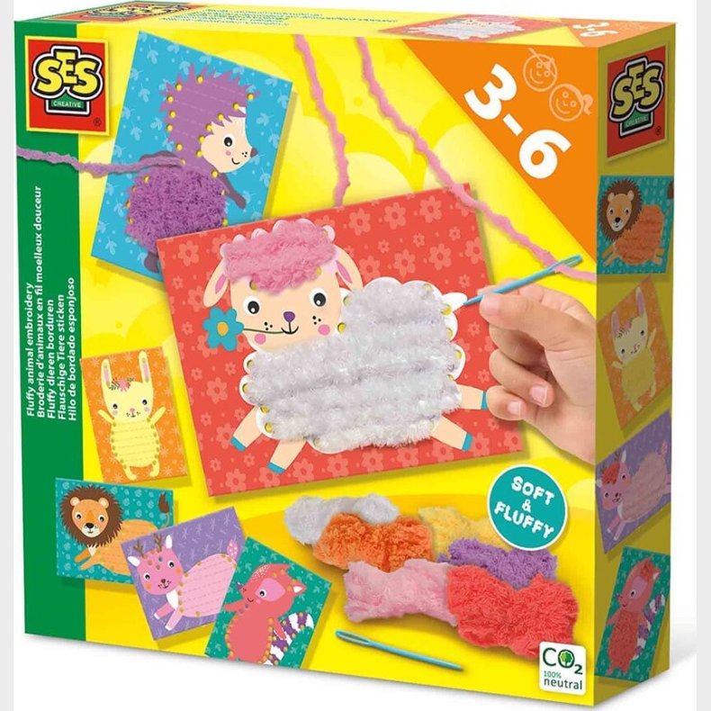 Ses Creative - Broderi Kit - Dyr