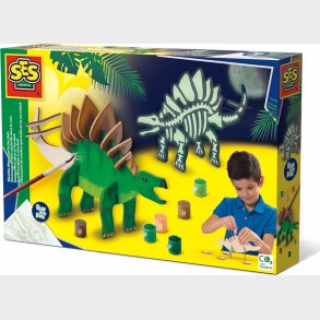 Ses Creative - Byg Selv Dinosaur - Selvlysende - Tr
