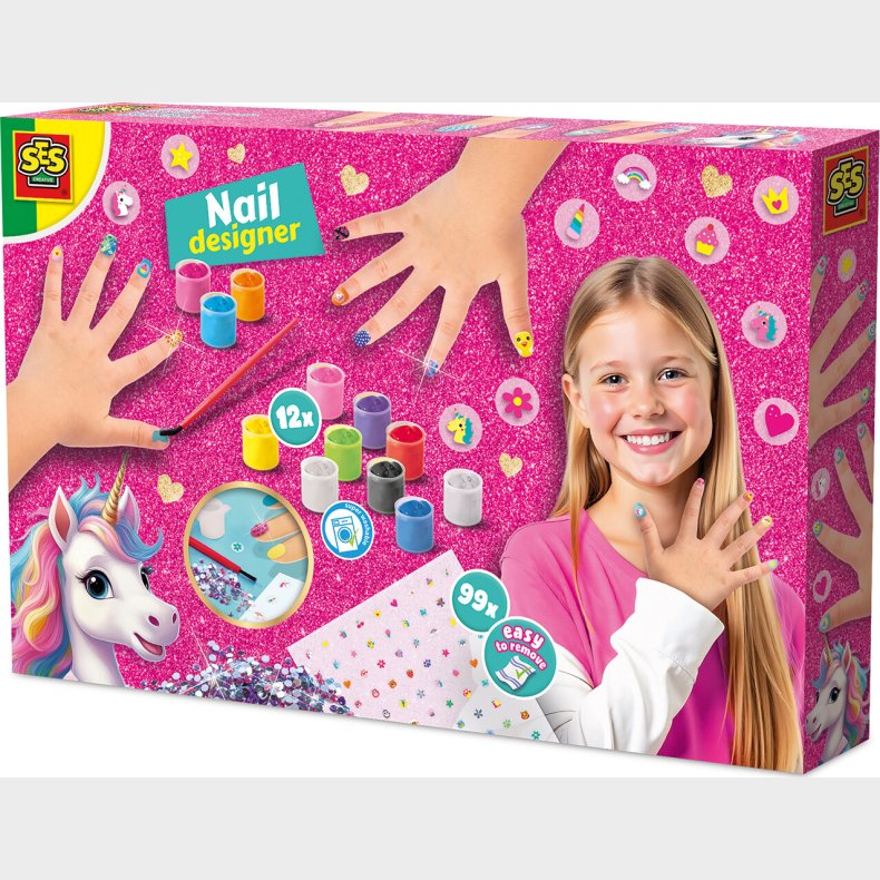 Ses Creative - Dekorer Dine Negle - Enhjrning