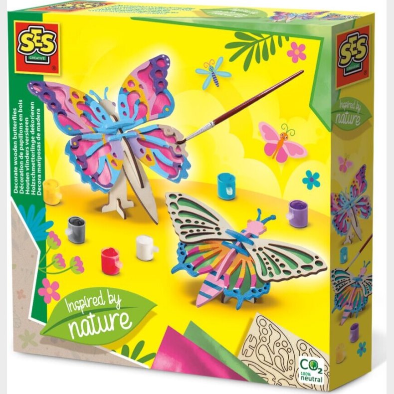 Ses Creative - Diy 3d Sommerfugle I Tr