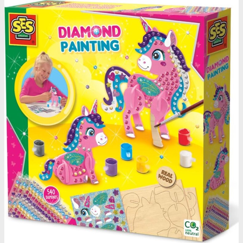 Ses Creative - Diamond Painting - 3d Enhjrning
