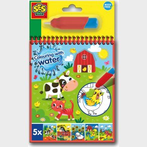Ses Creative - Farv Med Vand - Bondeg�rd Malebog - (s00132) - Bog