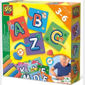 Ses Creative - Lr Alfabetet Med Modellervoks