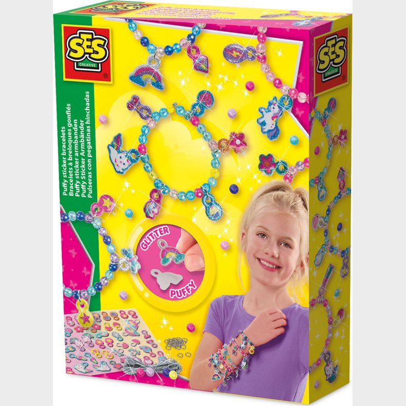 Ses Creative - Lav Dine Egne Armbnd - Puffy Stickers