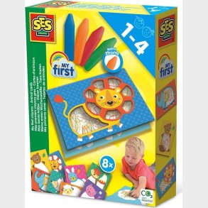 Ses Creative - Min F�rste - Farvekridt Og Dyrekort