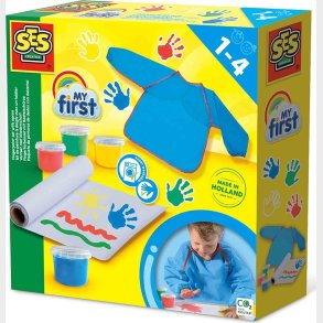 Ses Creative - Min F�rste - Fingermaling Med Forkl�de