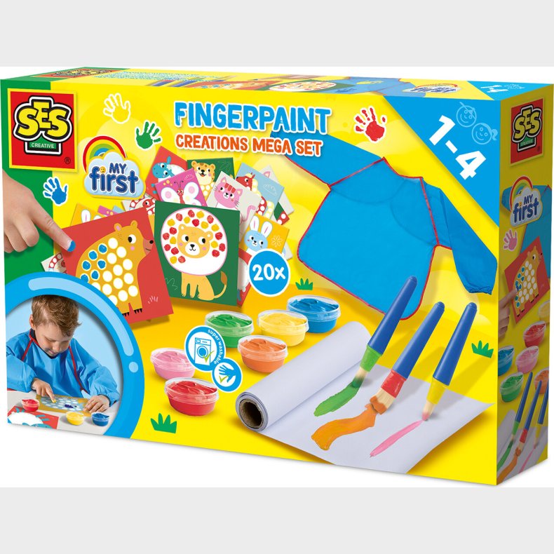 Ses Creative - Min Frste - Fingermaling Megast