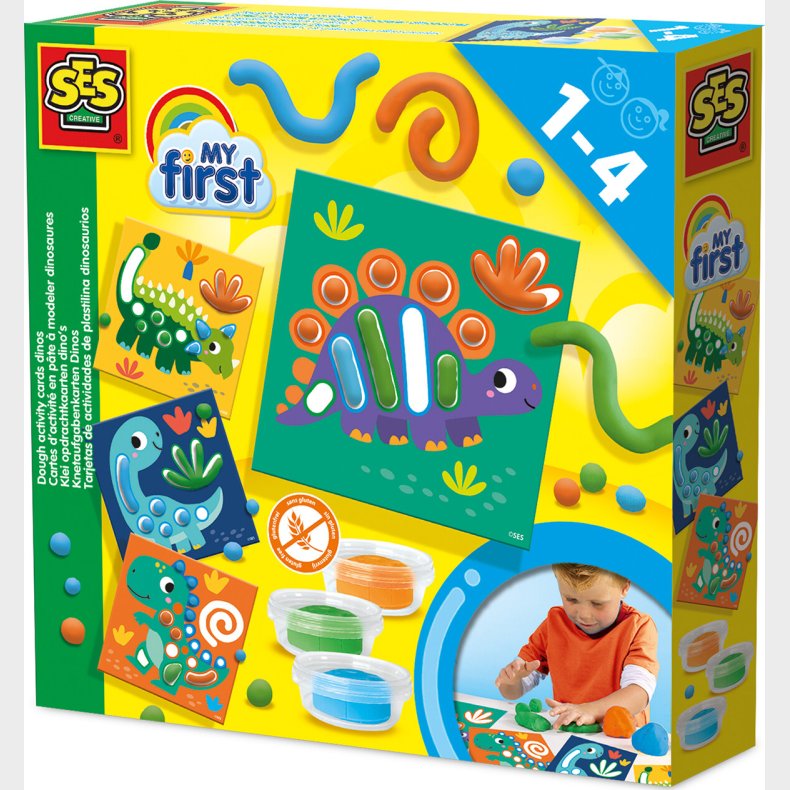 Ses Creative - Min Frste - Modellervoks - Dinosaurer