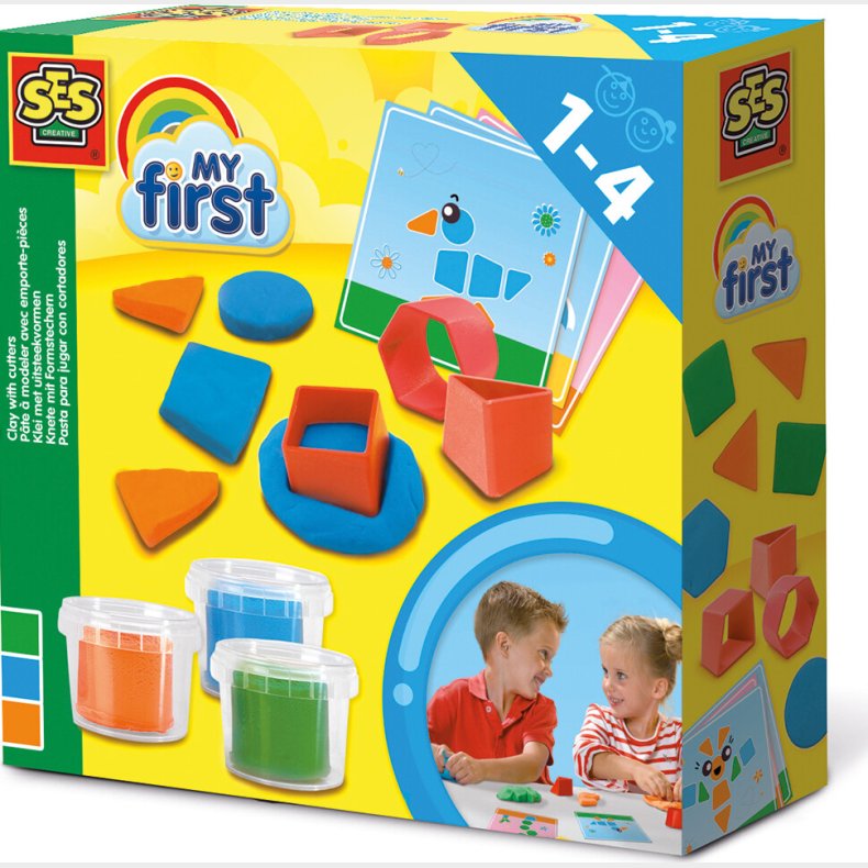 Ses Creative - Min Frste Modellervoks Med Figurer