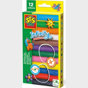 Ses Creative - Modellervoks - 12 Farver