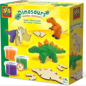 Ses Creative - Modellervoks - Dinosaurer