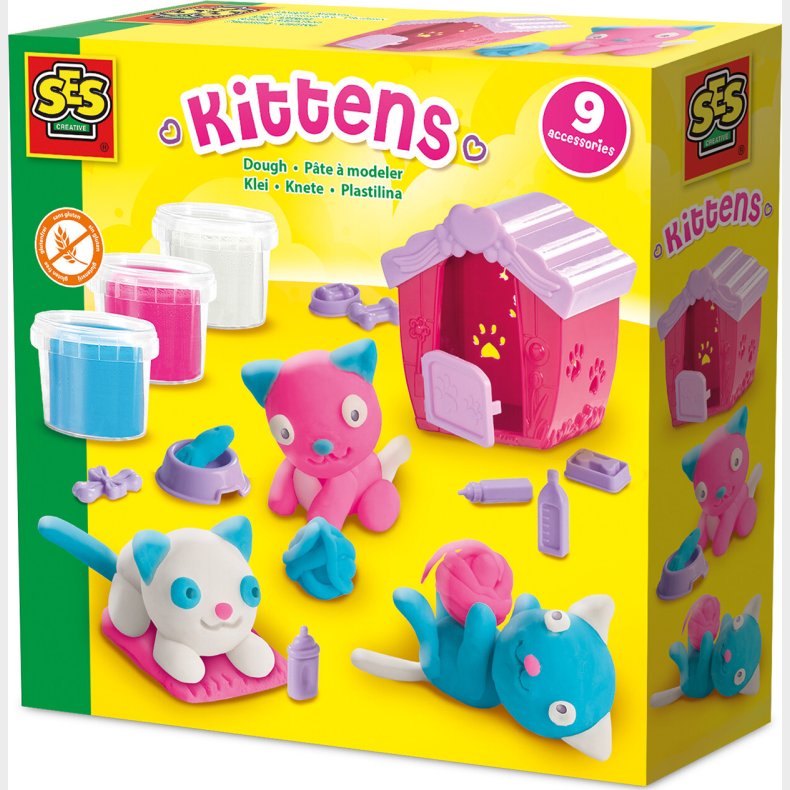 Ses Creative - Modellervoks - Kattekillinger