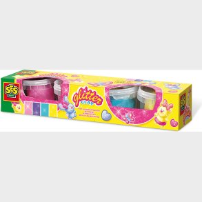 Ses Creative - Modellervoks Med Glimmer 4 X 90 G