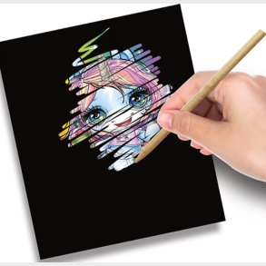 Ses Creative - Poopsie - Ridsekort