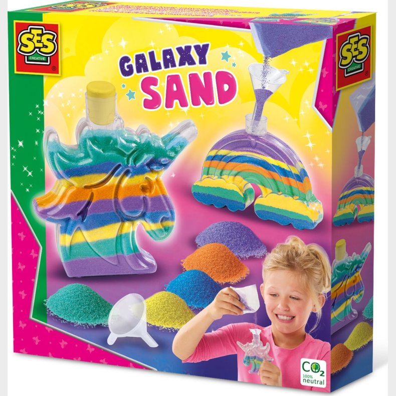 Ses Creative - Sandkunst - Galaxy - Enhjrning Og Regnbue