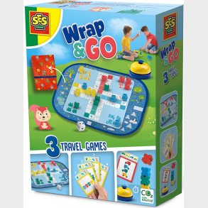 Ses Creative - Spil - Ludo Og Fisk I Rejsetaske