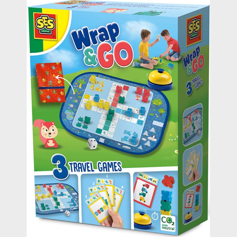 Ses Creative - Spil - Ludo Og Fisk I Rejsetaske