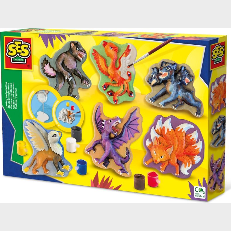 Ses Creative - Stb Og Mal St Til Brn - Mytiske Skabninger