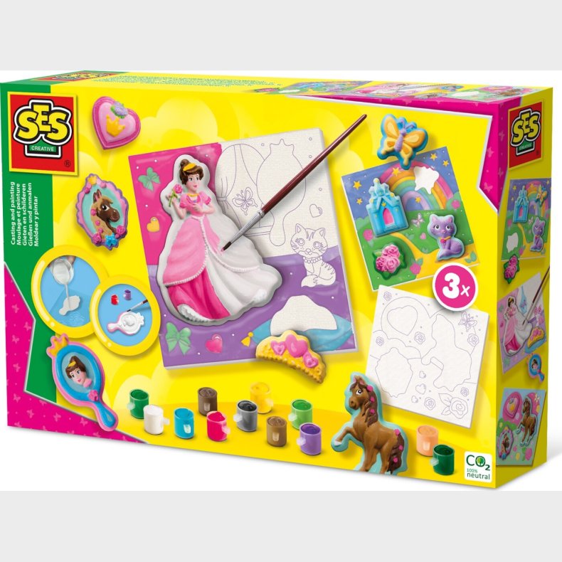 Ses Creative - Stb & Mal - Prinsesser Med 3 Lrreder