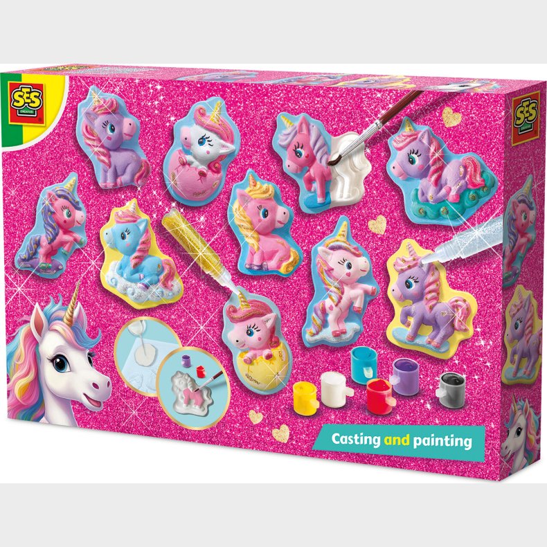 Ses Creative - St�b Og Mal - Enhj�rning Babyer