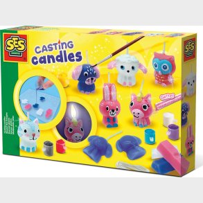 Ses Creative - Stb Og Mal Stearinlys Diy St - Dyr