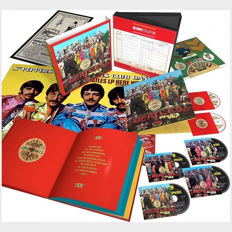 The Beatles - Sgt Pepper's Lonely Hearts Club Band (4cd+dvd+bd) - CD