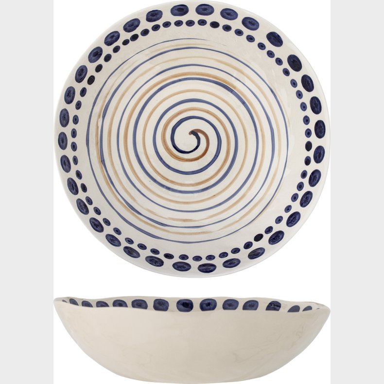 Bloomingville - Shama Skl - Orange - Stentj Keramik