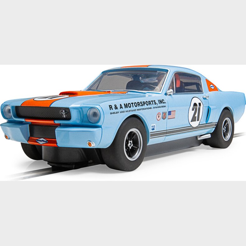 Scalextric - Shelby Gt350 Bil - Gulf Edition - 1:32 - C4570