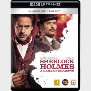 Sherlock Holmes 2 - Skyggespillet / Sherlock Holmes 2 - A Game Of Shadows - 4K Blu-Ray