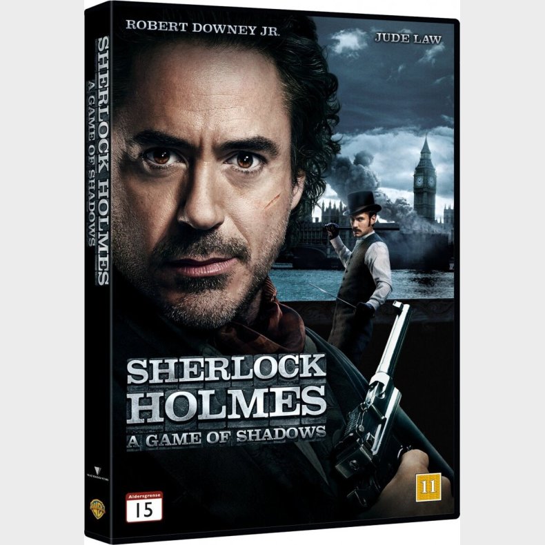 Sherlock Holmes 2 - A Game Of Shadows / Skyggespillet - DVD - Film