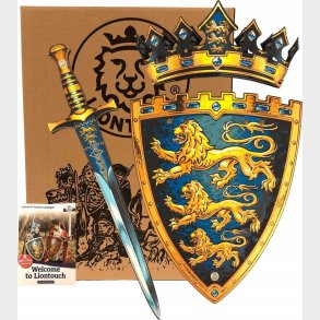 Shield Triple Lion Set (sword & Crown)