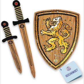 Shield Woodylion Set (sword And Dagger)
