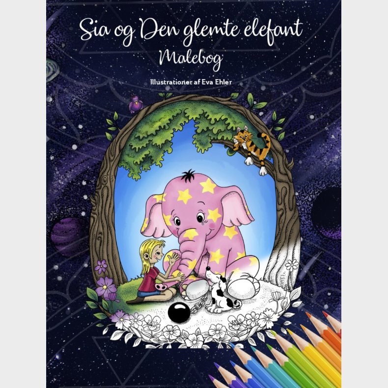 Sia Og Den Glemte Elefant (malebog) - Eva Ehler - Bog