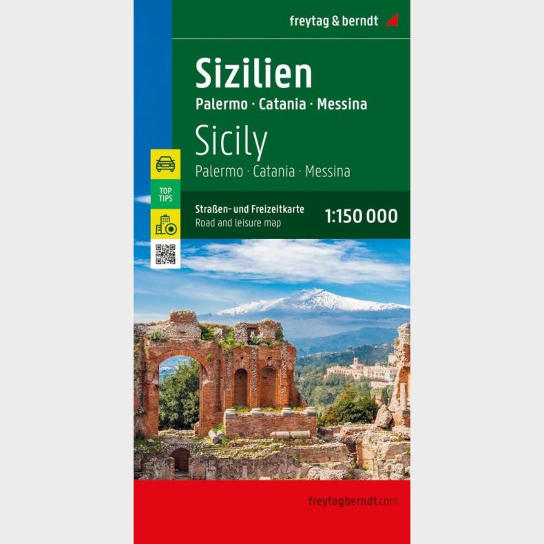 Freytag & Berndt - Sicily - Palermo, Catania, Messina - English book