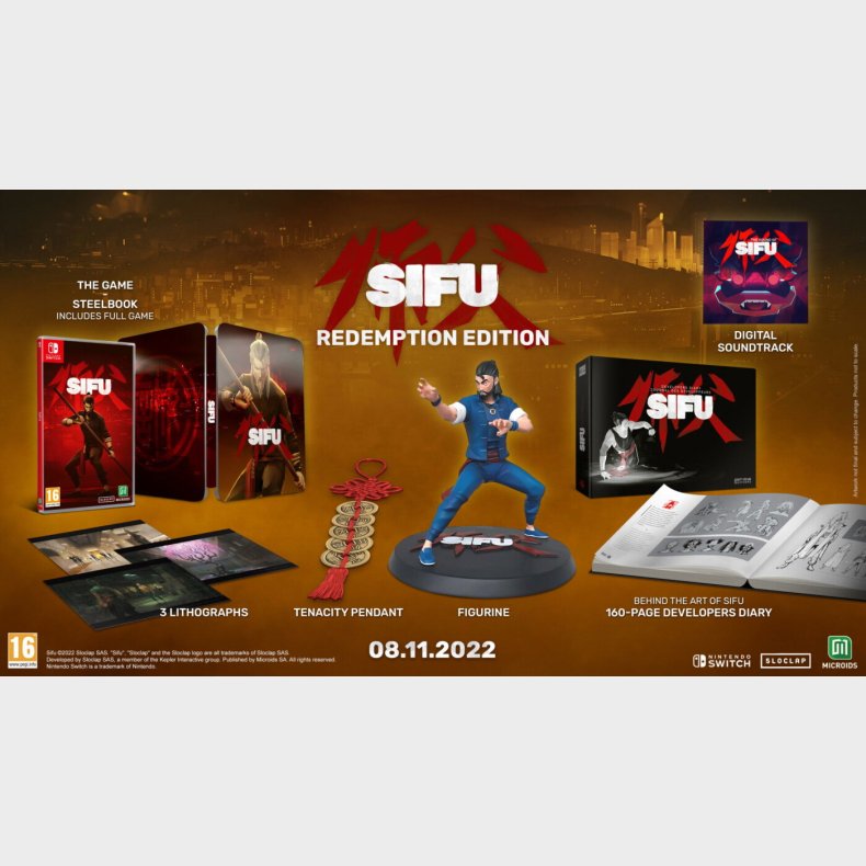 Sifu Redemption Edition (collector's Edition) - Nintendo Switch