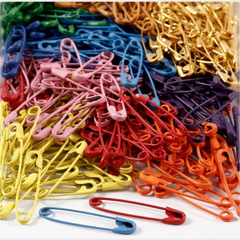 Sikkerhedsnle - L 34 Mm - Tykkelse 0,8-1,00 Mm - 10x100 Stk.