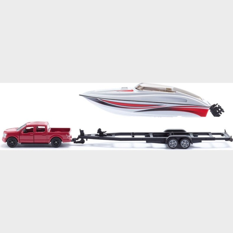 Siku - Ford F150 Med Motorbd