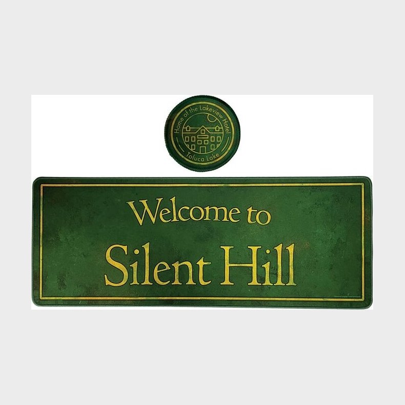 Silent Hill Xl Desk Pad And Coaster Set