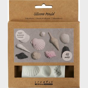 Silikoneform - Konkylie Og Skaller - H 1 Cm - L 1-2,8 Cm - 1 Stk.