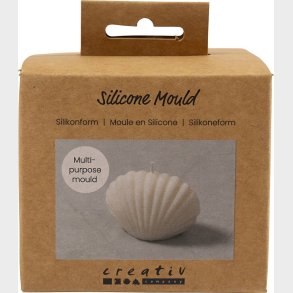 Silikoneform - Musling - H 6 Cm - L 9 Cm - B 5 Cm - 1 Stk.