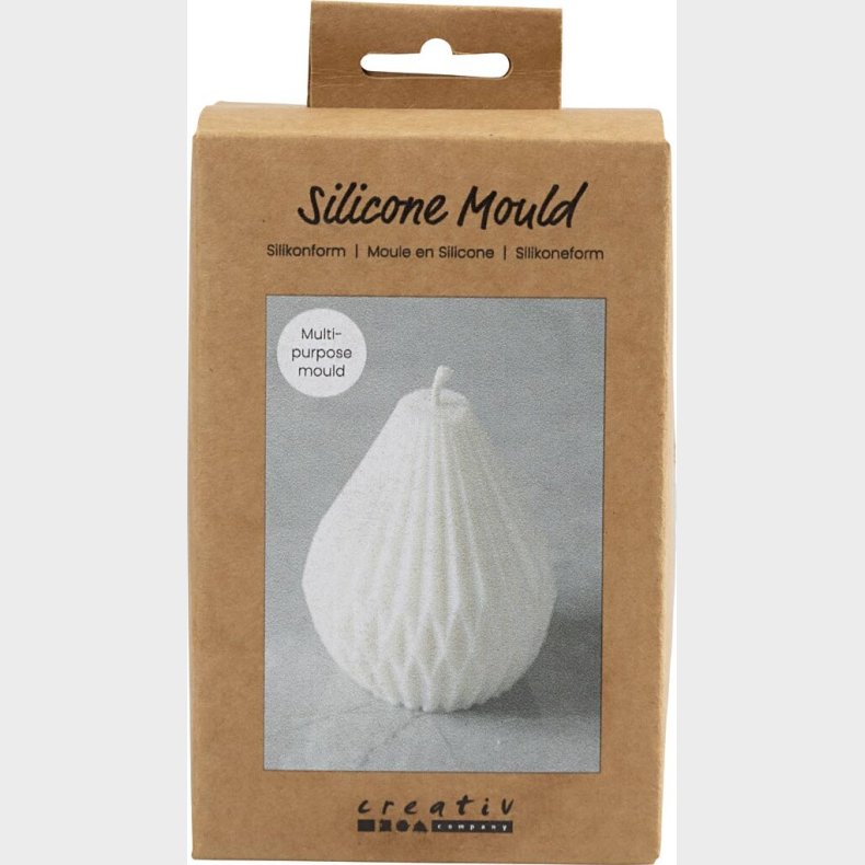 Silikoneform Til Lys Og Andet - Rillet Drbeform
