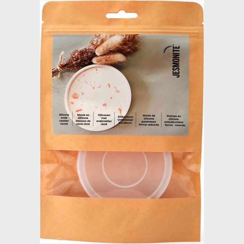 Silikoneform Rund M/kant 10cm - 179022 - Jesmonite