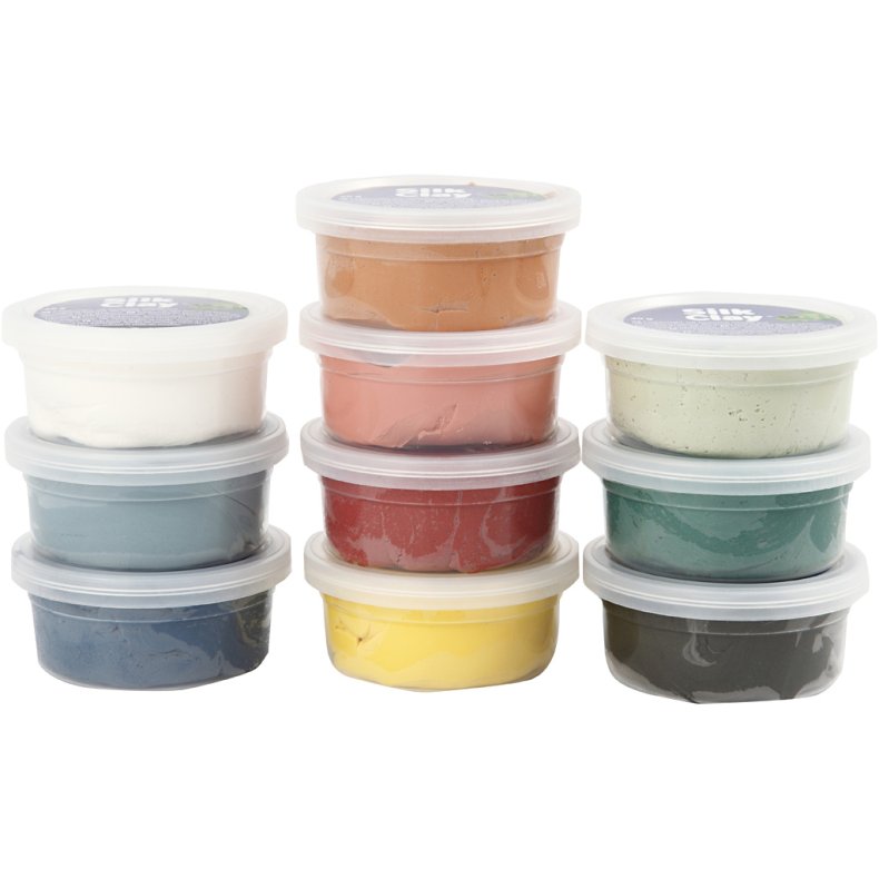 Silk Clay 10 x 40 gr. - Natur