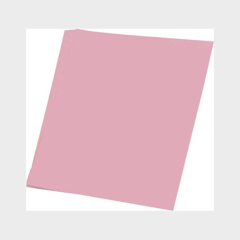 Silkepapir 5 Ark 50 X 70 Cm - 18 G - Baby Pink - Haza
