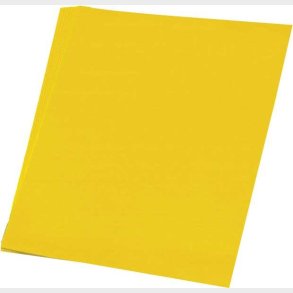 Silkepapir 5 Ark 50 X 70 Cm - 18 G - Gul - Haza