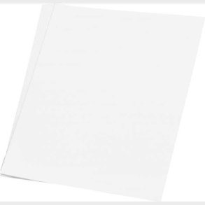 Silkepapir 5 Ark 50 X 70 Cm - 18 G - Hvid - Haza