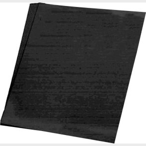 Silkepapir 5 Ark 50 X 70 Cm - 18 G - Sort - Haza