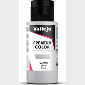 Vallejo - Premium Airbrush Maling - S�lv 60 Ml