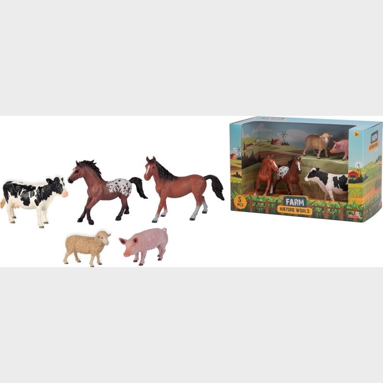 Farm - Nature World - Bondegrdsdyr Legetj St - Simba Toys